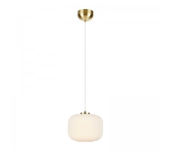 Pakabinamas šviestuvas SOBER BRASS WHITE